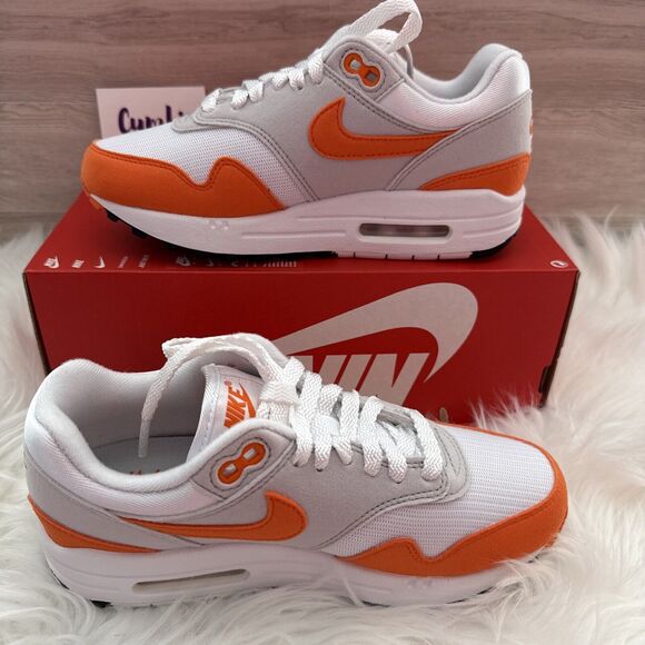 Nike Air Max Women's Size 5.5 Men's 4 Safety Orange/Grey/White DZ2628-002 New - Picture 2 of 10